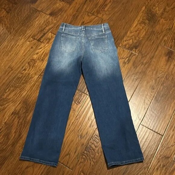 Jeans, size 10, stretchy.  No tag, no brand - Picture 2 of 2